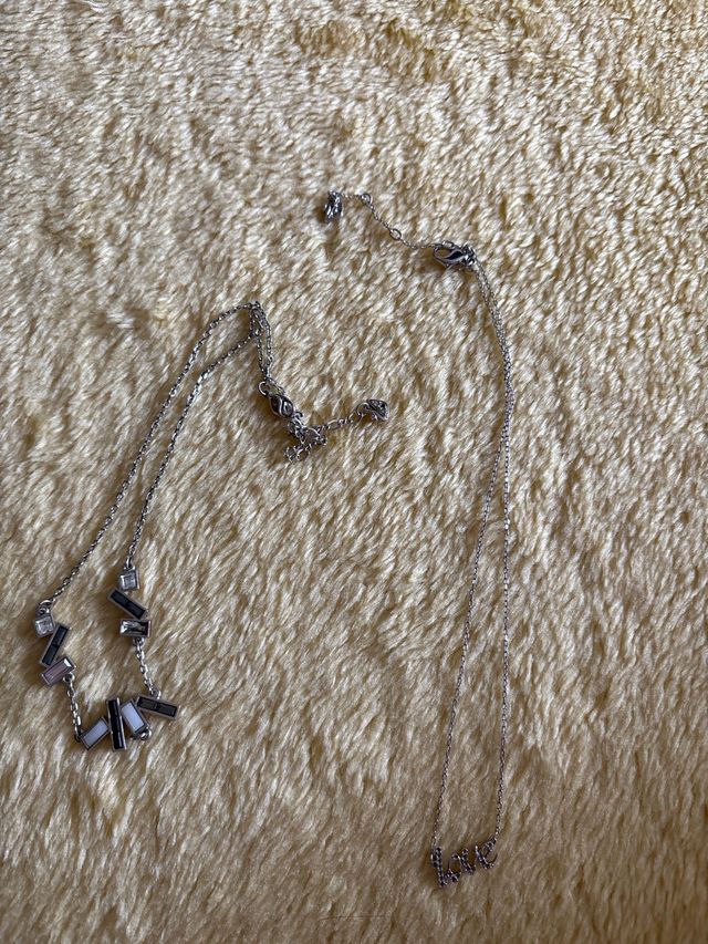 Colgantes Swarovski Plata-Blanco