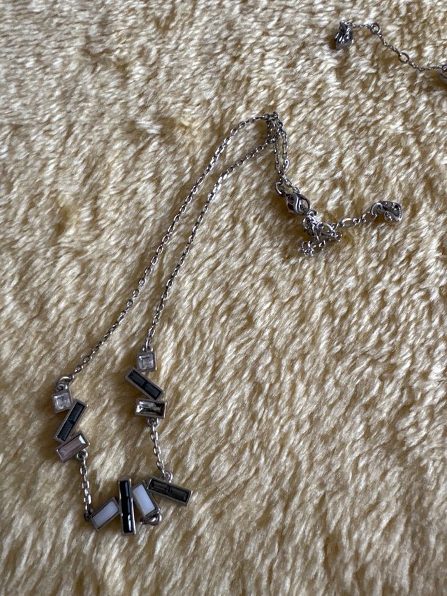 Colgantes Swarovski Plata-Blanco