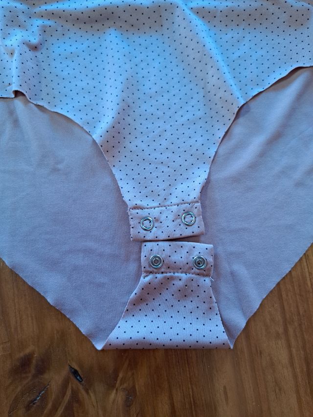 Body Shein rosa transparente talla S