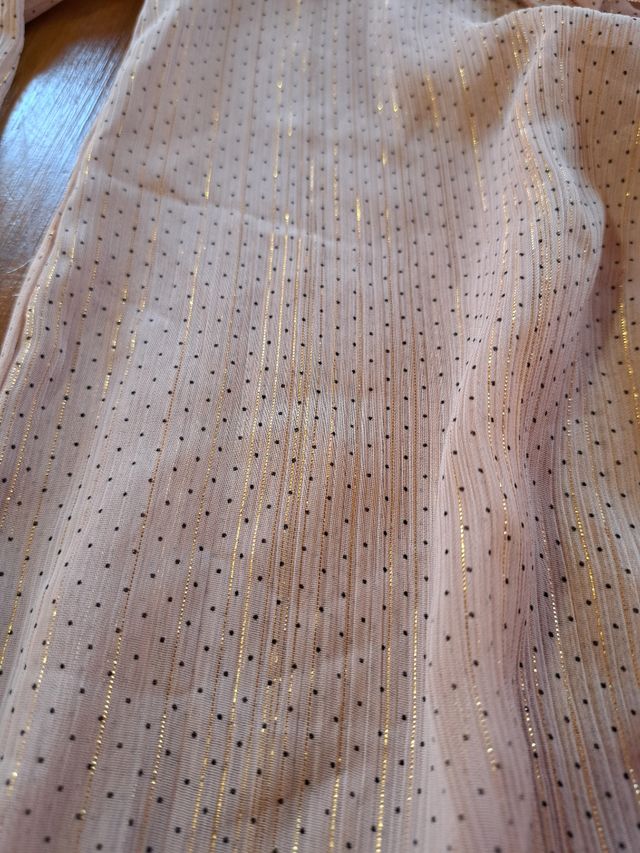 Body Shein rosa transparente talla S