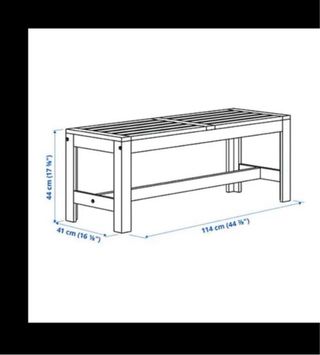 Banco Applaro IKEA in legno marrone