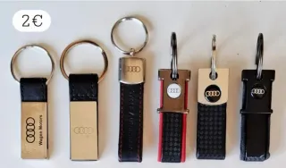 Llaveros Audi coleccionismo vintage vag antiguos