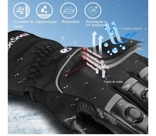 Guantes RunSnail Moto XL Impermeables