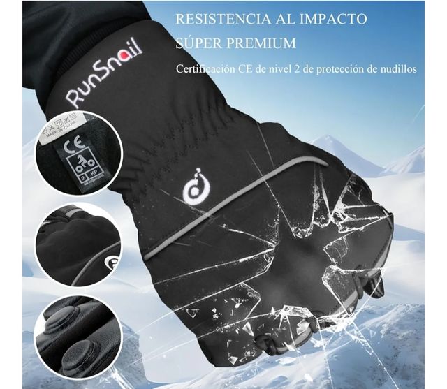 Guantes RunSnail Moto XL Impermeables