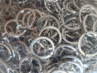 Portachiavi - Anelli metallici 10 PZ