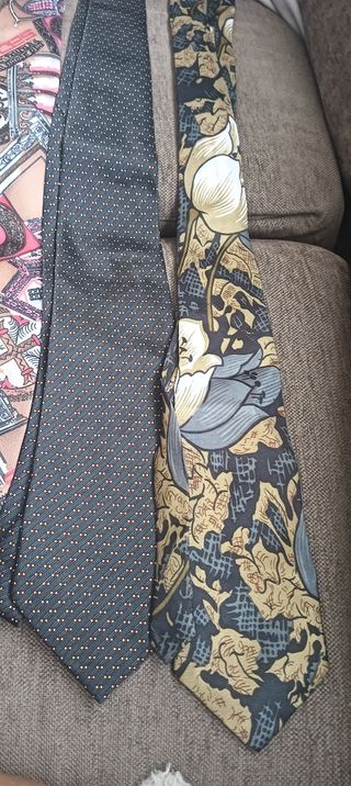 7 Corbatas Lore - Marrón & Multicolor