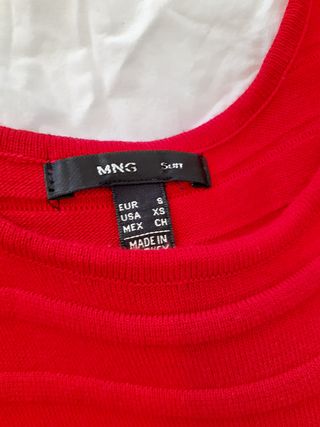 Vestido bandage rojo Mango T.S