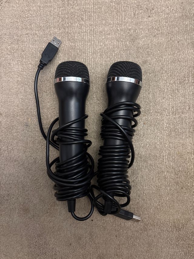 2 Micrófonos USB para cantar