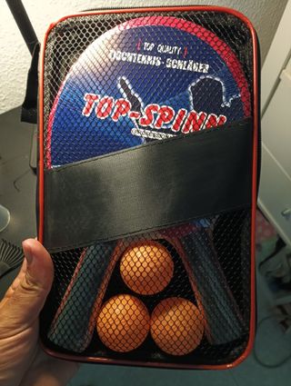 2 Raquetas Ping Pong + 3 Pelotas