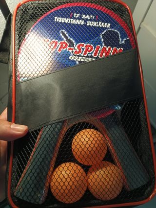 2 Raquetas Ping Pong + 3 Pelotas