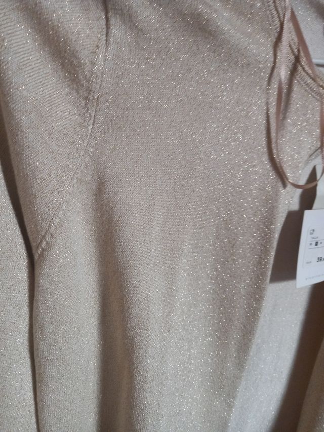 Chaqueta dorada Woman talla S: sisa 40 y 55 cm lar