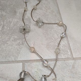 Legante tende beige - cristalli