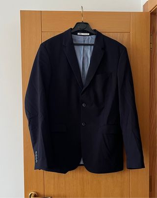 Traje Zara azul marino - talla L
