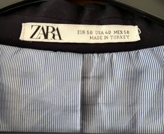 Traje Zara azul marino - talla L