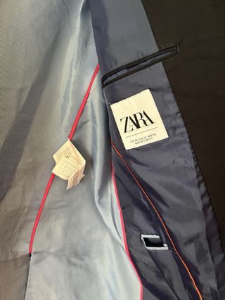 Traje Zara azul marino - talla L
