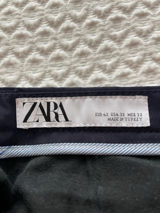 Traje Zara azul marino - talla L