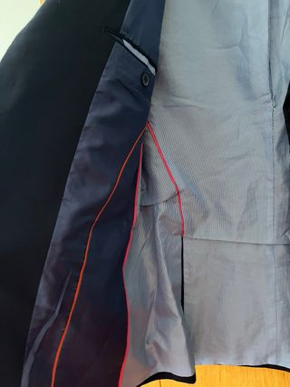 Traje Zara azul marino - talla L