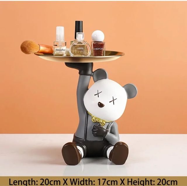 Oso porta bandeja - Decoración