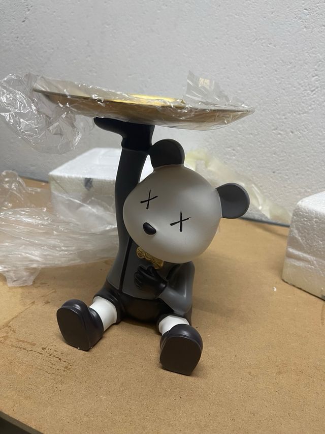 Oso porta bandeja - Decoración