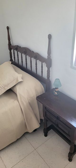 Dos cabezales cama vintage madera Son dos cabezale