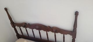 Dos cabezales cama vintage madera Son dos cabezale
