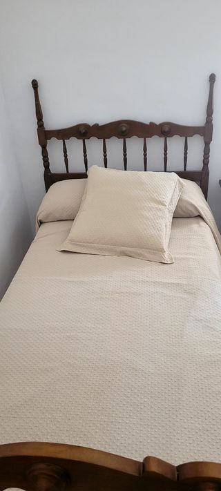 Dos cabezales cama vintage madera Son dos cabezale