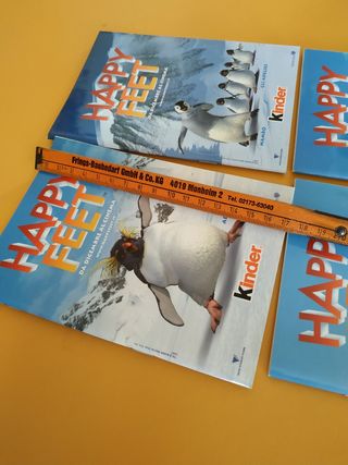 Kinder Happy Feet n.4 pezzi nuove