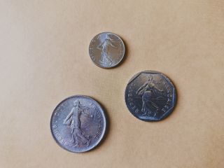 3 Monete Francia - Franco Francese