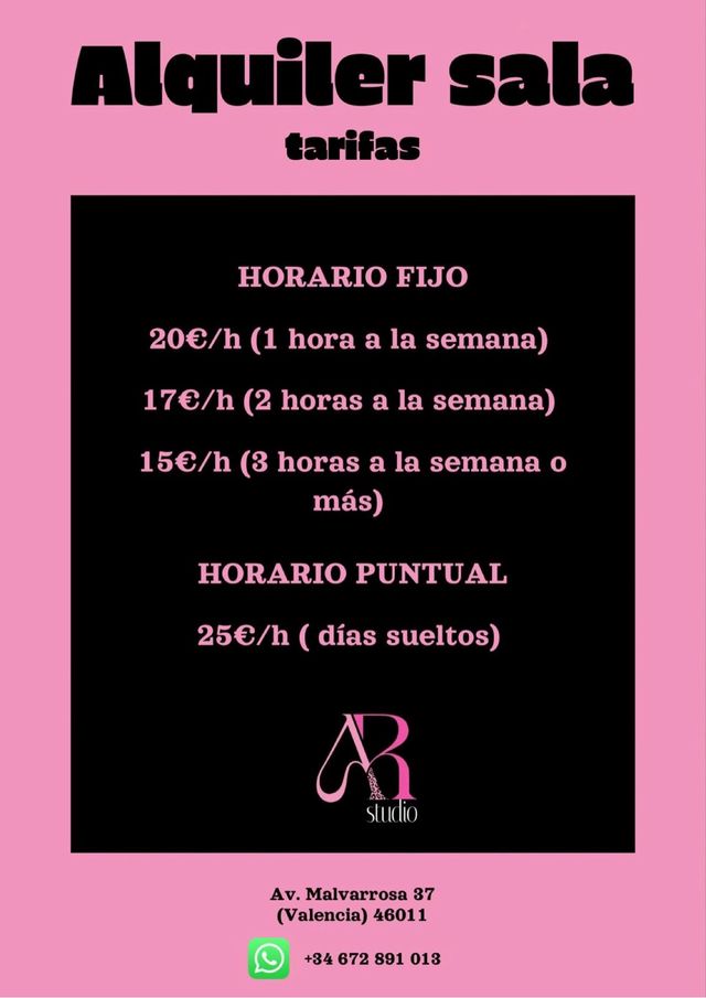 alquiler de sala valencia