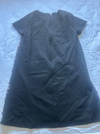 Vestito paillettes nero bimba