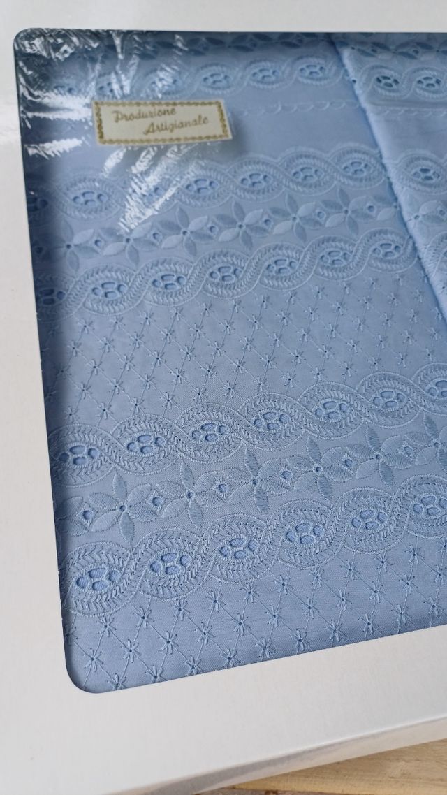 Completo lenzuola 2 piazze azzurro
