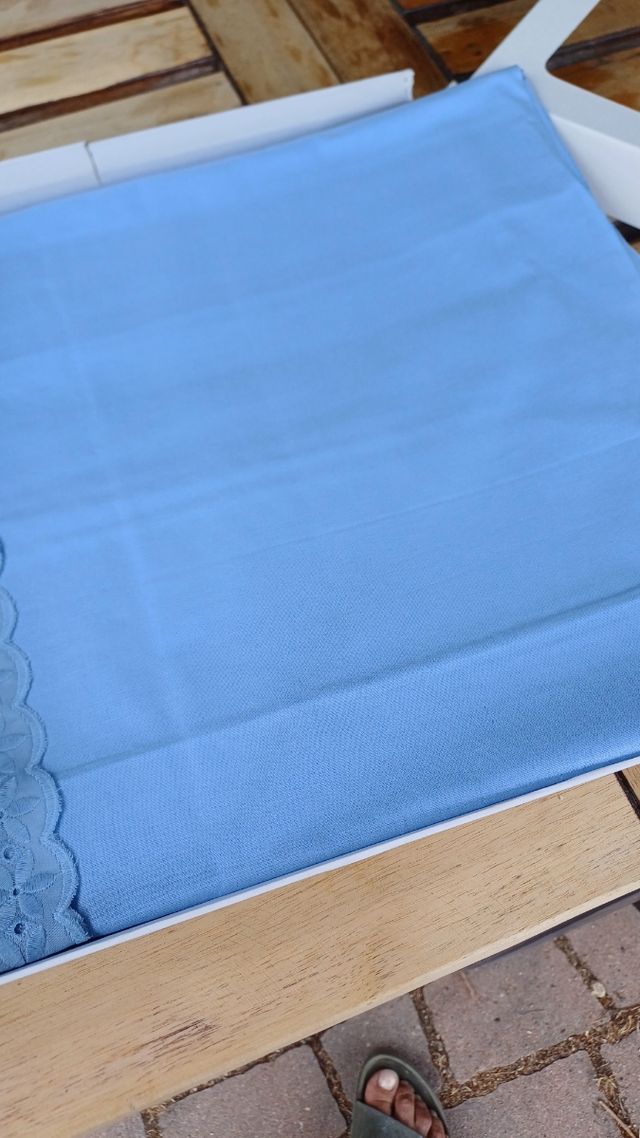 Completo lenzuola 2 piazze azzurro