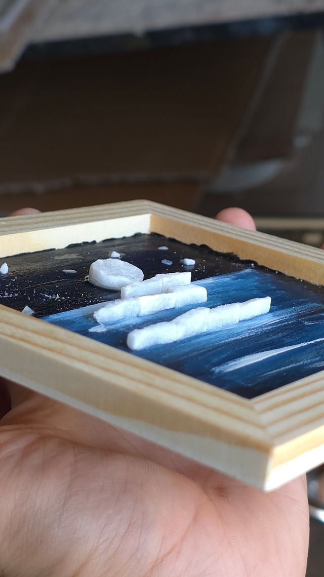 Bomboniera mare notturno artigianale