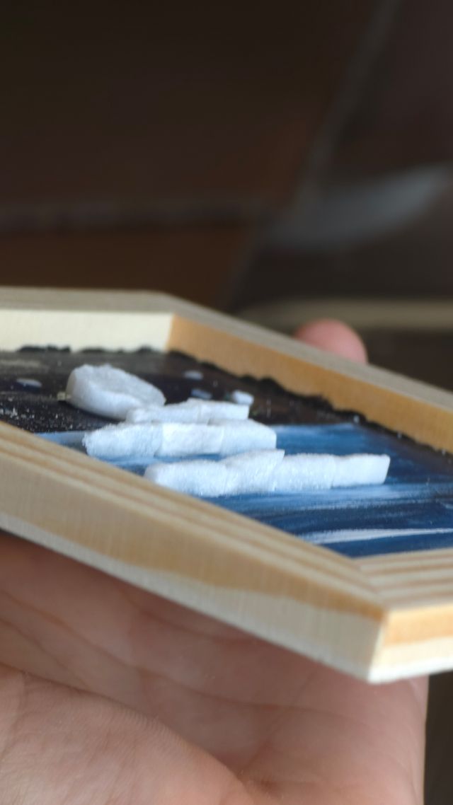 Bomboniera mare notturno artigianale