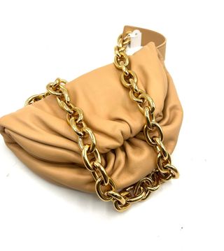 Bolso Bottega Veneta cadena beige