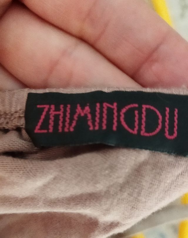 Vestido largo marrón