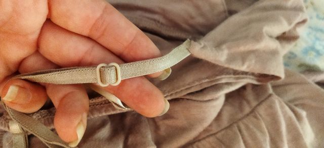 Vestido largo marrón