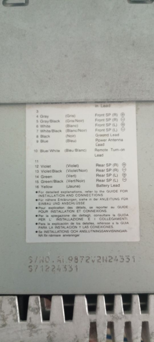 Radio Alpine MP3 - Reproductor de CD