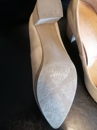 Zapatos Leslee beige mujer