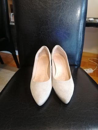 Zapatos Leslee beige mujer
