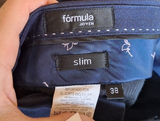 Traje Fórmula Joven - Slim - Azul