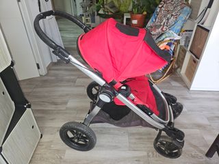 Carro doble Baby Jogger City Select Rojo