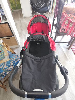 Carro doble Baby Jogger City Select Rojo