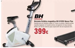 Bicicleta estática BH Nexus Plus