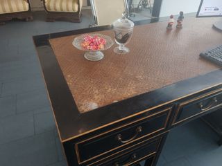 Escritorio vintage oriental negro