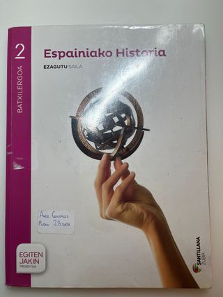 Espainiako Historia, 2 Batxilergoa