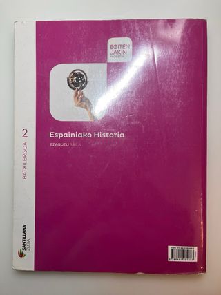Espainiako Historia, 2 Batxilergoa
