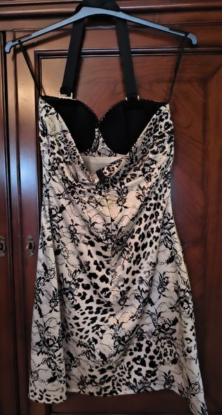 Vestito Guess bianco e nero Tg XL
