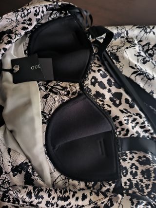 Vestito Guess bianco e nero Tg XL