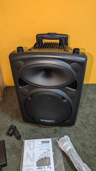 Ibiza - PORT10VHF-BT Altavoz portátil 10"/500W